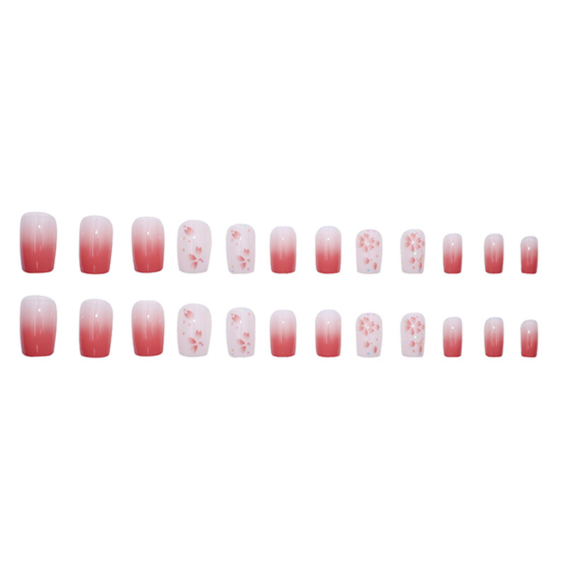 Floral Nails press on nail design