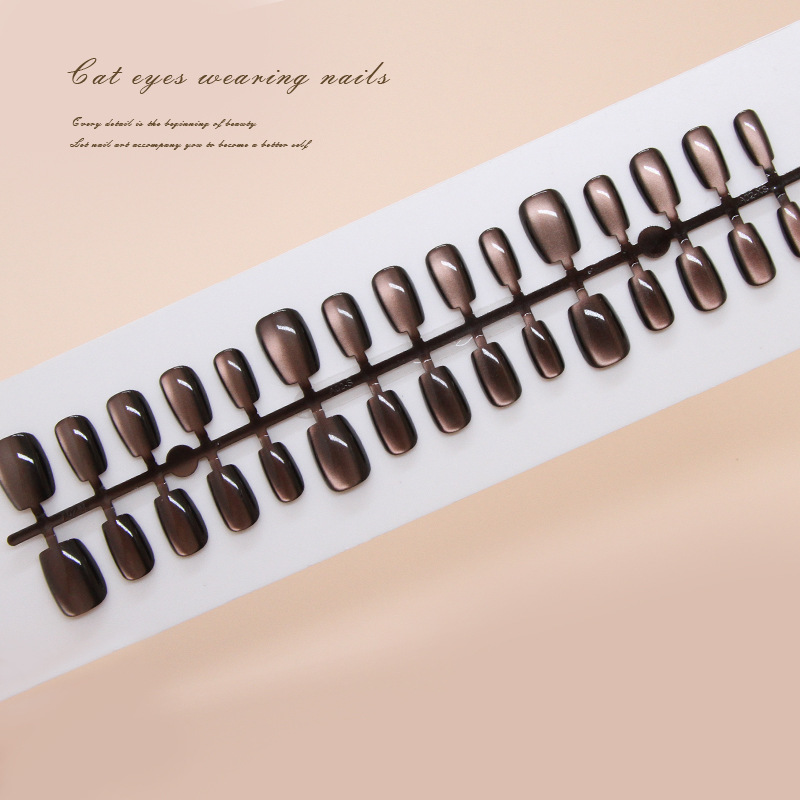 Press on Nails Cat's Eye Nails 24Pcs PON-157 - Image 2