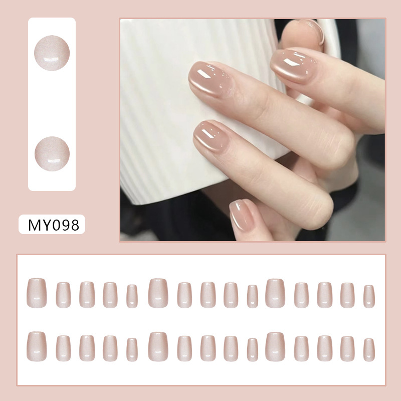 Press on Nails Cat's Eye Nails 24Pcs PON-153 - Image 2